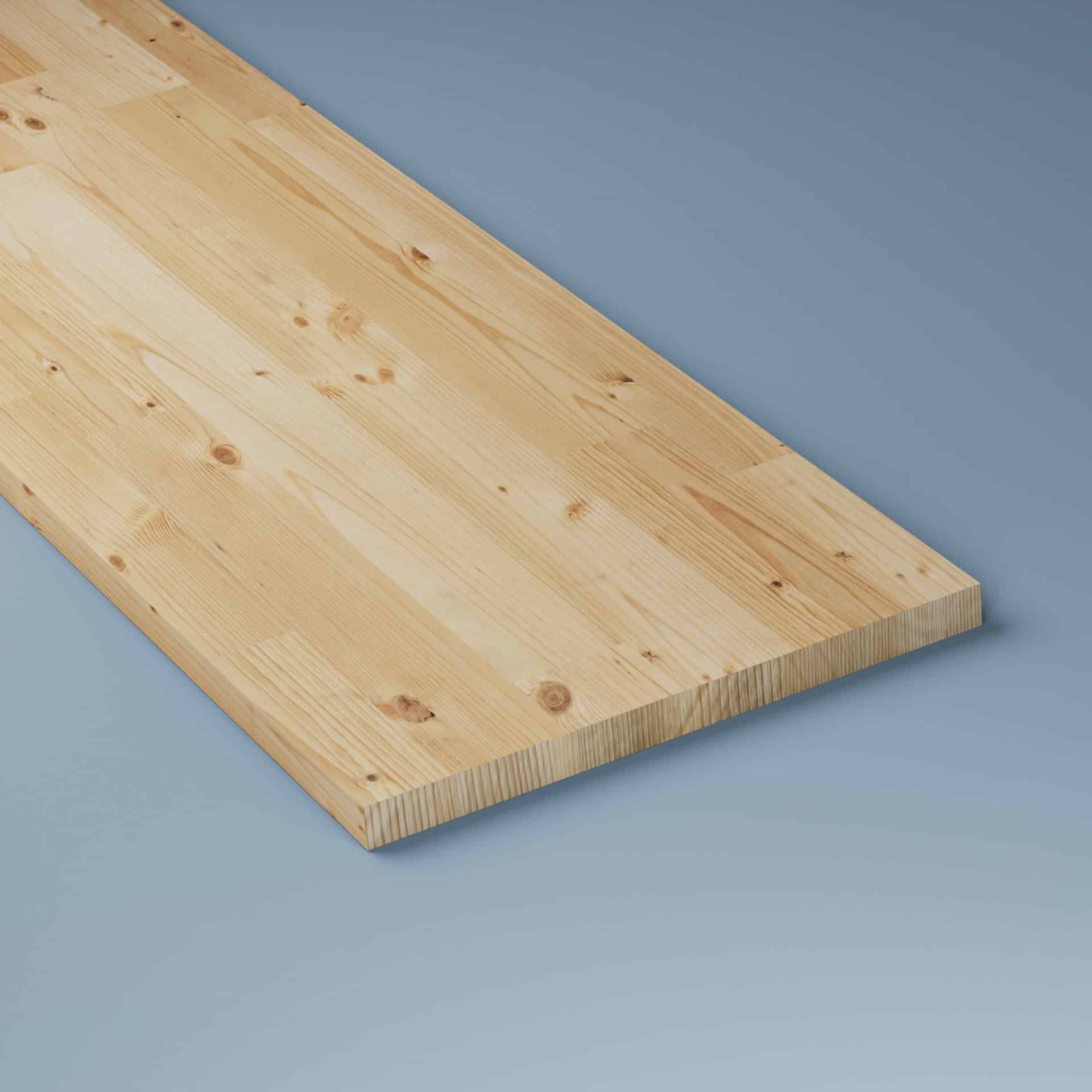 Limfog obehandlad furu 2400x400x28 FSC (B) - Lundbergs